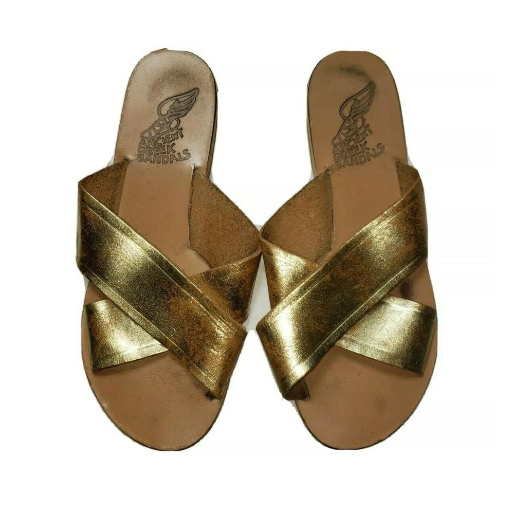 ANCIENT GREEK SANDALS THAIS slip‎ on SANDALS